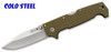 COLD STEEL 62L SR1 CLIP POINT. 4.0" CPM-S35VN BLADE. OD GREEN HANDLE. CUTLERY SHOPPE