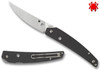 SPYDERCO C242CFP IKUCHI FLIPPER. 3.26" CPM-S30V BLADE. CARBON FIBER/G-10 LAMINATE HANDLE. CUTLERY SHOPPE
