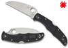 SPYDERCO C10FPWCBK ENDURA 4 WHARNCLIFFE. 3.78" PLAIN EDGE BLADE. BLACK FRN HANDLE. CUTLERY SHOPPE
