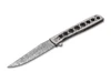 BOKER PLUS 01BO739DAM URBAN TRAPPER FLIPPER. 3.4" DAMASTEEL BLADE. TITANIUM FRAME LOCK HANDLE. CUTLERY SHOPPE