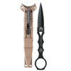Benchmade 176BKSN SOCP Skeletonized Dagger - 3.22" Plain Edge 440C Blade - Black Dagger/Sand Color Sheath