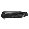 GERBER 30-001612 FASTBALL FLIPPER. 3.0" PLAIN EDGE CPM-S30V WHARNCLIFFE BLADE. BLACK ANODIZED ALUMINUM HANDLE. SHOWN CLOSED. CUTLERY SHOPPE