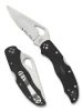 Spyderco Byrd BY01PSBK2 Harrier 2 Lightweight - 3.36" 8Cr13MoV Combo Edge Blade - Black FRN Handle-DISCONTINUED ONLY 1 LEFT IN STOCK