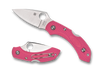 Spyderco C28FPPNS30V2 Dragonfly 2 LWT - 2.28" FFG Satin Finish CPM-S30V Blade - Pink FRN Handle