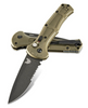 BENCHMADE 9070SBK-1 CLAYMORE AUTOMATIC. 3.6" COMBO EDGE COBALT BLACK FINISH CPM-D2 BLADE. GREEN RANGER GRIVORY HANDLE. CUTLERY SHOPPE
