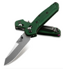 Benchmade 945 Mini Osborne - 2.92" Plain Edge Satin Finish CPM-S30V Blade - Green Anodized 6061-T6 Aluminum Handle