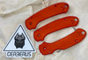Cerberus - Spyderco Para 3 Skinny - Orange TeroTuf - Plain Jane Style - P3S-PJ-OT