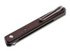 BOKER PLUS 01BO168 BURNLEY KWAIKEN AIR FLIPPER. 3.54" VG-10 BLADE. LINER LOCK. COCOBOLO HANDLE. SHOWN CLOSED. CUTLERY SHOPPE
