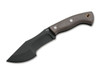 Boker Plus 02BO027 Mini Tracker - 5.31" Plain Edge 1095 Blade - Olive Micarta Handle - Black Kydex Sheath 