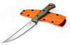 BENCHMADE 15500-3 MEATCRAFTER FIXED BLADE. 6.08" CPM-S45VN BLADE. OD GREEN G-10 HANDLE. ORANGE BOLTARON SHEATH. CUTLERY SHOPPE