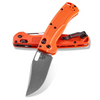 Benchmade 15535 Taggedout - 3.5" Plain Edge Clip Point CPM-154 Blade - Orange Grivory Handle