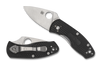 SPYDERCO C148PBK AMBITIOUS LIGHTWEIGHT. 2.43" SATIN FINISH PLAIN EDGE 8Cr13MoV BLADE. BLACK FRN HANDLE. CUTLERY SHOPPE
