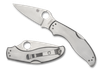 Spyderco C261P UpTern - 2.82" Plain Edge 8Cr13MoV Blade - Stainless Steel Handle