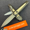 KERSHAW 7950 LAUNCH 15 AUTOMATIC FOLDER. 3.5" BLACKWASH FINISH CPM MAGNACUT BLADE. BLACK ANODIZED 6061-T6 ALUMINUM HANDLE W/ CANVAS MICARTA INSERTS. CUTLERY SHOPPE