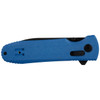 SOG Knives 12-61-06-57 Pentagon XR LTE Flipper - 3.6" Black TiNi CTS-XHP Blade - XR Lock Blue G-10 Handle w/Carbon Fiber Liners 