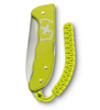 VICTORINOX SWISS ARMY HUNTER PRO 2023 ELECTRIC YELLOW ALOX LIMITED EDITION 0.9415.L23. SHOWN CLOSED. CUTLERY SHOPPE