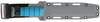 KA-BAR KNIVES USSF SPACE-BAR KNIFE 1313SF - 7.0" GREY POWDER COATED 1095 CARBON STEEL BLADE. BLUE KRATON G® HANDLE. GREY HARD PLASTIC BELT SHEATH SHOWN. CUTLERY SHOPPE