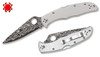 SPYDERCO C10TIPD ENDURA 4 DAMASCUS BLADE W/TITANIUM HANDLE. CUTLERY SHOPPE