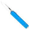 CobraTec Knives Small Enforcer Dual-Action OTF Automatic - 2.25" Plain Edge M390 Blade - Blue Anodized 6061-T6 Aluminum Handle SCTEBLUM390DNS