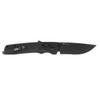 SOG Knives 11-18-02-41 Flash AT MK3 Blackout Assisted Folder - 3.45" TiNi Finish D2 Combo Edge Blade - XR Lock Black GRN Handle