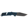 SOG Knives 11-12-09-41 Trident AT MK3 Assisted Folder - 3.7" Black TiNi Finish D2 Tanto Blade - AT-XR Lock Uniform Blue Handle