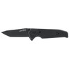 SOG Knives 12-57-01-57 Vision XR Lock Blackout Flipper - 3.36" Black TiNi Finish CTS-XHP Tanto Blade - Black G-10 Handle