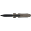 SOG KNIVES 15-61-02-57 PENTAGON FDE OTF AUTOMATIC KNIFE. 3.79" BLACK TINI FINISH PLAIN EDGE S35VN BLADE. FDE ANODIZED ALUMINUM HANDLE. CUTLERY SHOPPE