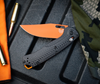 Benchmade 15535OR-01 Taggedout - 3.5" Clip Point CPM-MagnaCut Blade - Carbon Fiber Handle