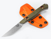 Benchmade HUNT 15700-01 Flyaway - 2.7" CPM-S90V Blade - OD Green G-10 Handle - Orange Boltaron Sheath
