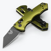 Benchmade 2950BK-2 PARTIAL IMMUNITY AUTOMATIC - 1.95" Cobalt Black Cerakote Finish CPM-M4 Blade - Woodland Green Anodized 6061-T6 Aluminum Handle - DISCONTINUED - SPECIAL PRICE WHILE THEY LAST!