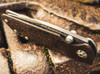 BOKER SOLINGEN 110662DAM M4 SHERMAN DAMAST. 3.03" PLAIN EDGE DAMASCUS BLADE. MICARTA SCALE W/TITANIUM FRAME LOCK HANDLE. BEAUTY SHOT. CUTLERY SHOPPE
