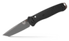 Benchmade 537GY-03 Bailout AXIS Lock Folder - 3.38" Plain Edge CPM-M4 Tungsten Grey Cerakote Tanto Blade - Black Anodized 6061-T6 Aluminum Handle