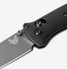 Benchmade 537GY-03 Bailout AXIS Lock Folder - 3.38" Plain Edge CPM-M4 Tungsten Grey Cerakote Tanto Blade - Black Anodized 6061-T6 Aluminum Handle