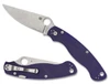 Spyderco C36GPDBL2 Military 2 - 4.0" CPM-S110V Plain Edge Blade - Dark Blue G-10 Handle - Compression Lock