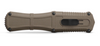 Benchmade 3370GY-1 Claymore OTF AUTOMATIC - 3.89" Plain Edge Cobalt Black Finish CPM-D2 Blade - Ranger Green Grivory Handle