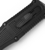 Benchmade 3370SGY Claymore OTF AUTOMATIC - 3.89" Combo Edge Cobalt Black Finish CPM-D2 Blade - Black Grivory Handle