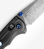 Benchmade 290-241 Full Immunity AXIS Folder - 2.49" Damasteel Wharncliffe Blade - Carbon Fiber Handle - GOLD CLASS - BLADE DETAIL SHOWN. CUTLERY SHOPPE