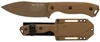 BK&T BK19 Nessmuk Fixed Blade - 4.3" Tan Finish 1095 CroVan Blade - Tan Ultramid® Handle - Tan Polymer Sheath
