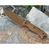 BK&T BK19 Nessmuk Fixed Blade - 4.3" Tan Finish 1095 CroVan Blade - Tan Ultramid® Handle - Tan Polymer Sheath