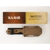 BK&T BK19 Nessmuk Fixed Blade - 4.3" Tan Finish 1095 CroVan Blade - Tan Ultramid® Handle - Tan Polymer Sheath