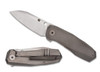 Spyderco C158TIP3 Slysz Techno 3 - 2.64" CTS-XHP Blade - Titanium Frame Lock Handle