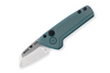 Buck Knives 839 Wharncliffe Mini Deploy AUTOMATIC 0839BLS - 1.75" 154CM Stonewash Finish Blade - Blue Cerakote Finish Aluminum Handle