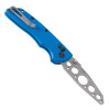 Hogue 24269 Deka TRAINER ABLE Lock Folder - 3.25" 154CM Modified Wharncliffe Unsharpened "Blade" - Blue Polymer Handle