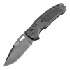 Hogue SIG K320A 36330 Tactical Automatic Folder - 3.5" Black Cerakote Finish CPM-S30V Drop Point Blade - Black Polymer Handle
