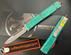 Microtech 121-10BH Special Bounty Hunter Ultratech OTF AUTOMATIC - 3.35" Stonewash Finish Plain Edge Blade - Apocalyptic Finish 6061-T6 Aluminum Handle