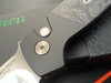Pro-Tech Terzuola 2024 ATCF Custom 003 AUTOMATIC - 3.5" Mike Ire Hand-Ground Magnacut Blade - Black Aluminum Bolster - FatCarbon Dark Matter Scales w/3D Titanium Pocket Clip