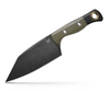Benchmade Station Knife - Black DLC Finish CPM-154 Blade - Black G-10 Bolster/OD Green G-10 Handle Scales - 4010BK-01