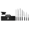 SHUN CLASSIC DMS0899 8 PC STUDENT SET. KNIFE STORAGE/TRANSPORT ROLL INCLUDED. CUTLERY SHOPPE