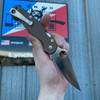 Spyderco LynchNW PM2 Folder - CPM-S90V Blade - CS Spydie Mod 2 Pattern Earth Brown Anodized Aluminum Handle w/Ti Clip - CUTLERY SHOPPE EXCLUSIVE LIMITED STOCK