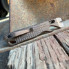 LynchNW ALL ACCESS PASS PRY BAR v1.0 - Rust Bronze Metallic Finish CS FRAG Pattern w/Ti Clip - LIMITED EDITION